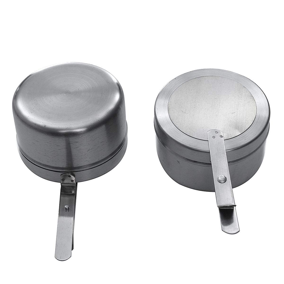 Set completo per buffet di pentole calde in acciaio inossidabile Scaldavivande di dimensioni standard con vassoio per l'acqua, piatto per alimenti di mezza misura, griglia per carburante e coperchio