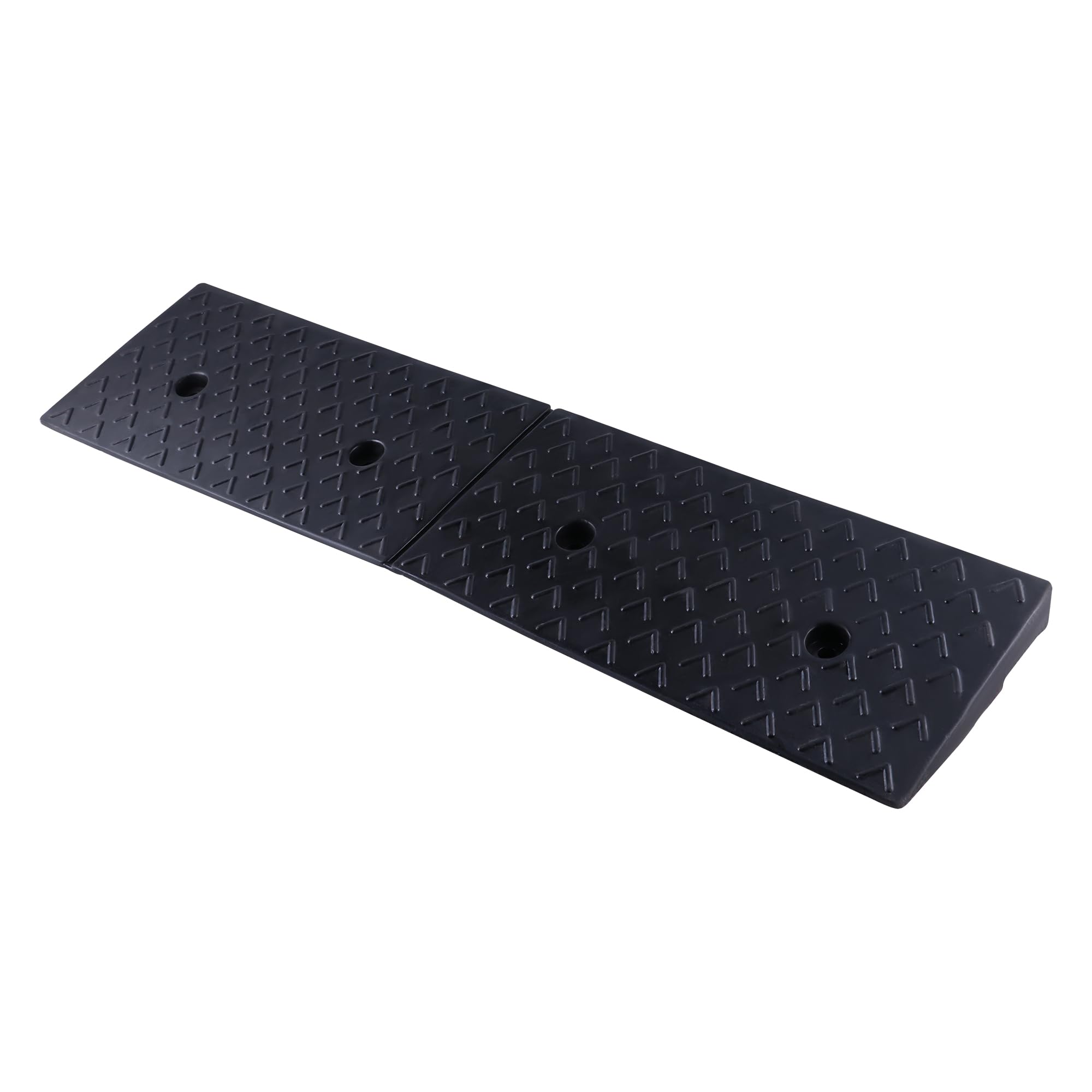Bordsteinrampe 100 x 25 x 5 cm Bordsteinrampe Gummi Rampe Rampe Gummikeil Rollstuhlrampe Auffahrrampe Auffahrkeil Auffahrhilfe Türschwellenrampe Autorampe