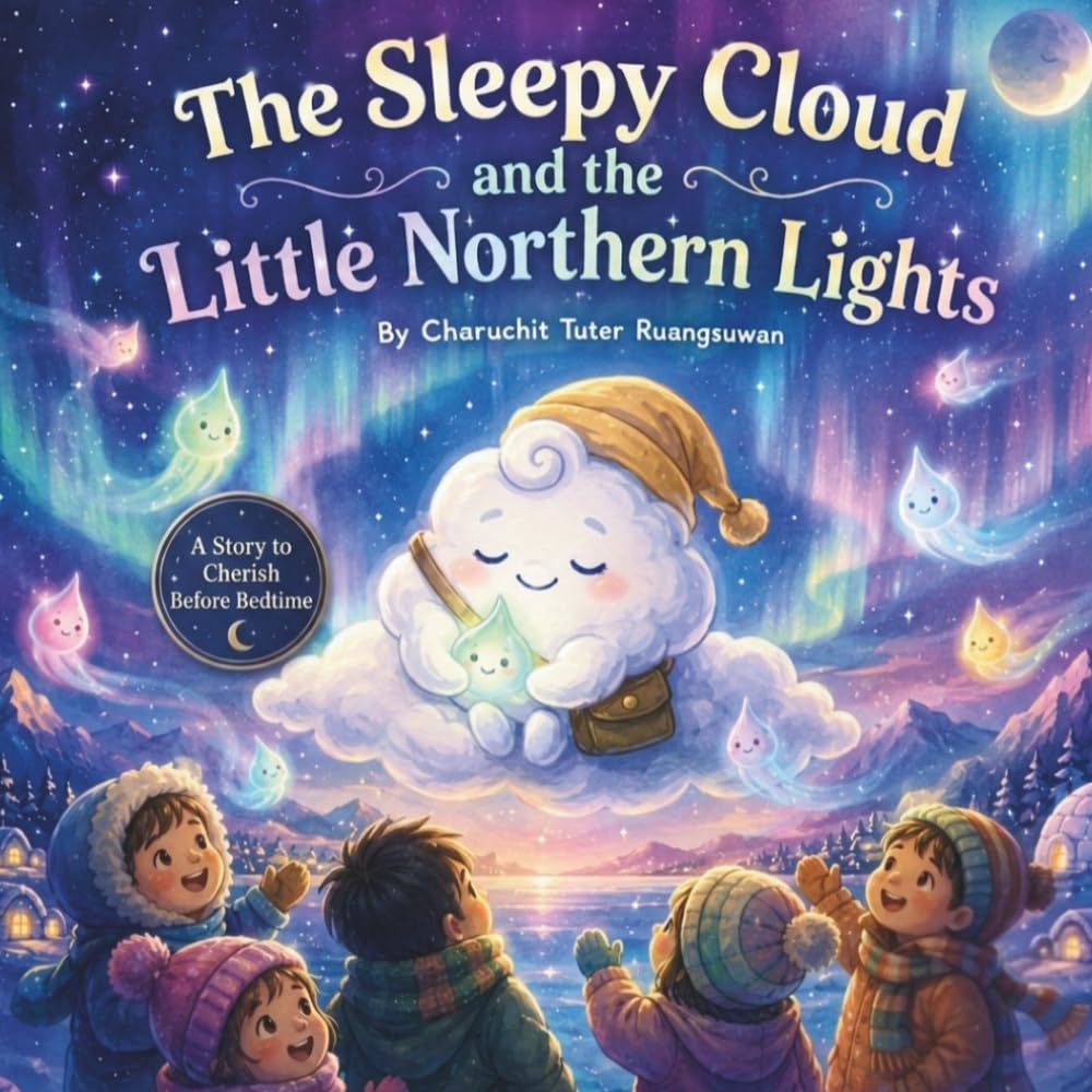 The Sleepy Cloud and the Little Northern Lights: A Magical Bedtime Story About Courage, Self-Worth, and Shining Together