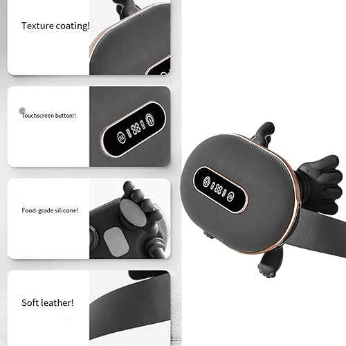 Miniatura 6 de Masajeador de cuello para aliviar el dolor de tejido profundo simula un masaje de manos real con masajeador eléctrico de calor para cuello, espalda,