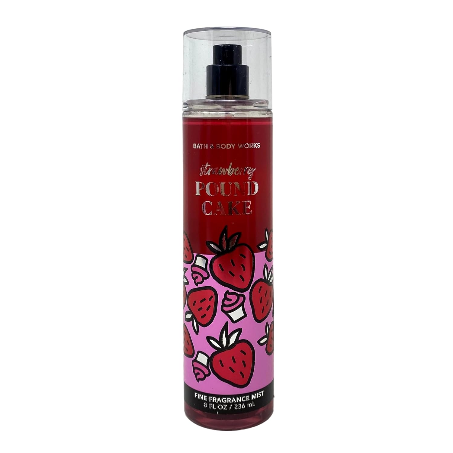 Bath & Body Works Strawberry Pound Cake - Moisturizing Body Wash, Fine Fragrance Mist and Ultimate Hydration Body Cream - with a Peach Gardenia Bar Soap - Image 4
