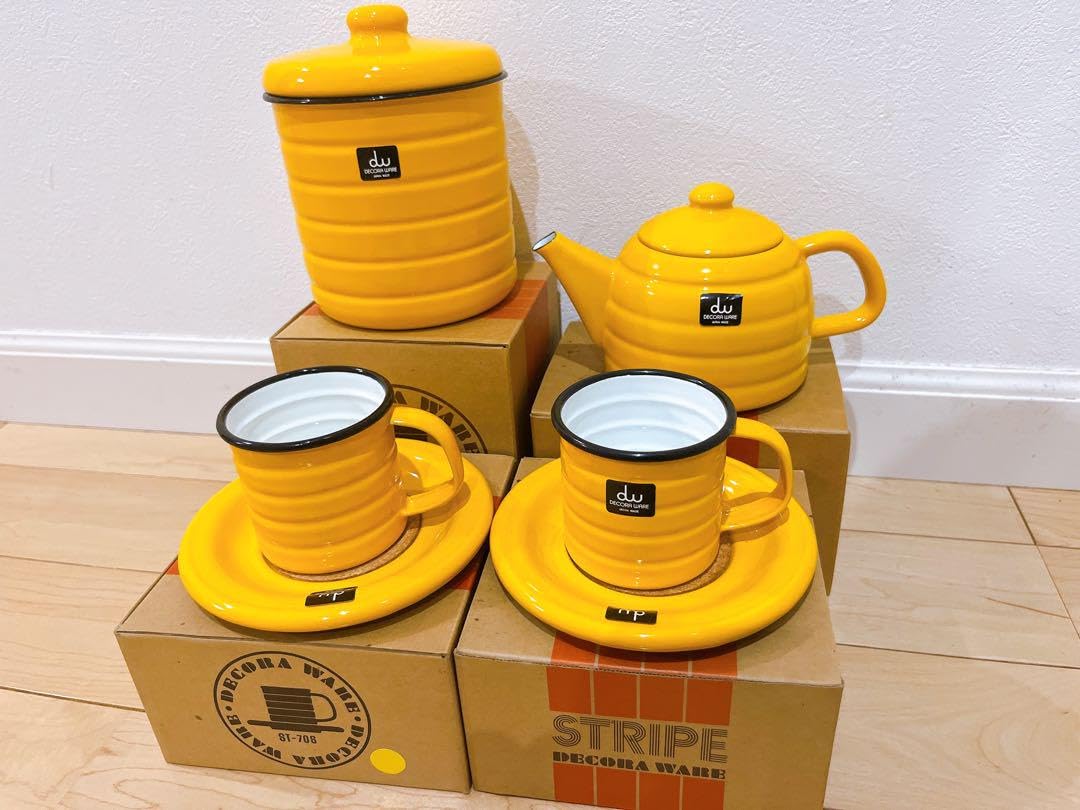 デコラウェア ホーロー セット 黄色 【公式通販】