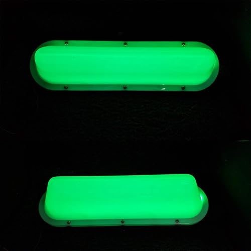 Miniatura 4 de keehui Carcasa en blanco con cinta LED verde, 12 V CC, taxi para coche, taxi, techo, luz magnética, con cables de alimentación para encendedor de