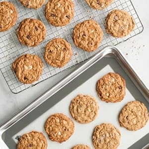 Nordic Ware 3 Piece Natural Aluminum Commercial Cookie Baking Set, Silver Nordic Ware 3 Piece Natural Aluminum Commercial Cookie Baking Set Silver