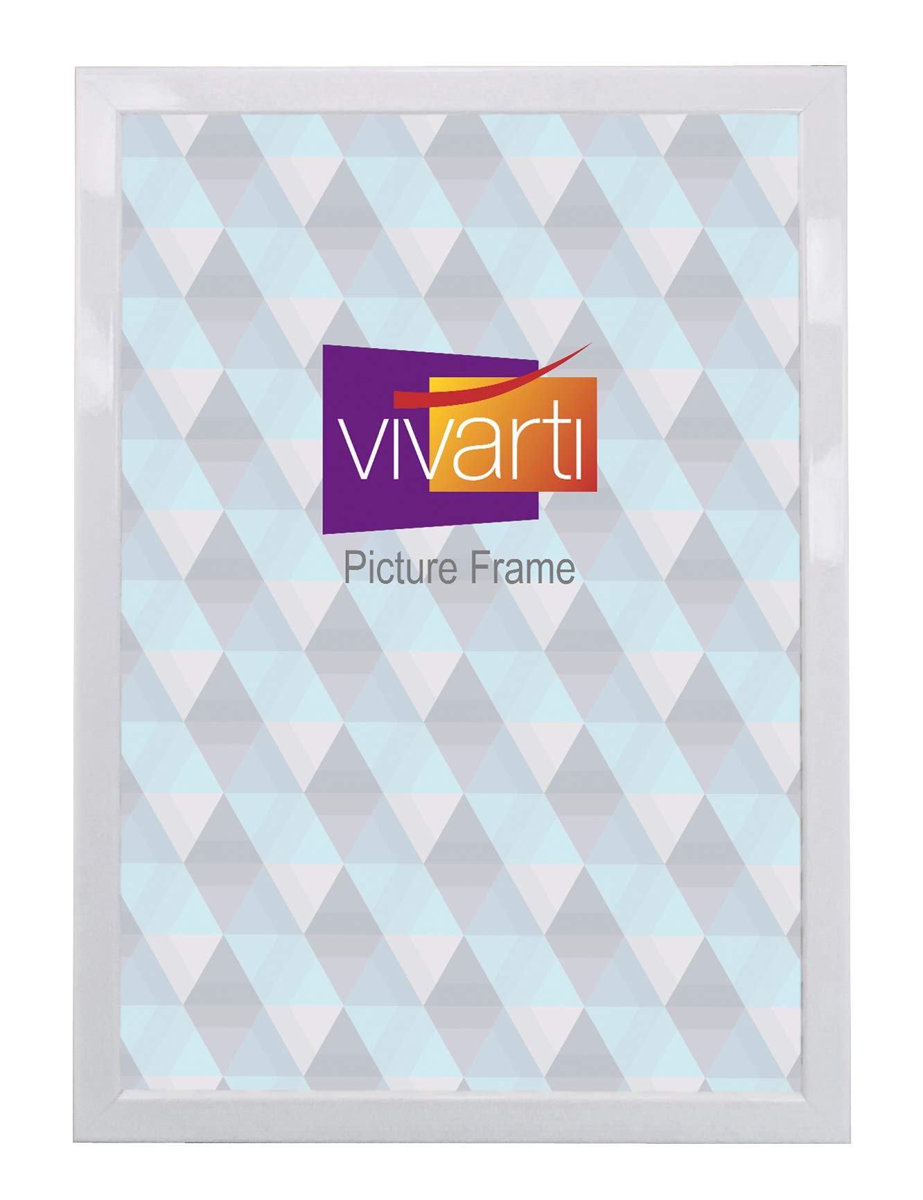 Vivarti Thin Gloss White Picture Photo Frame, 35 x 50 cm