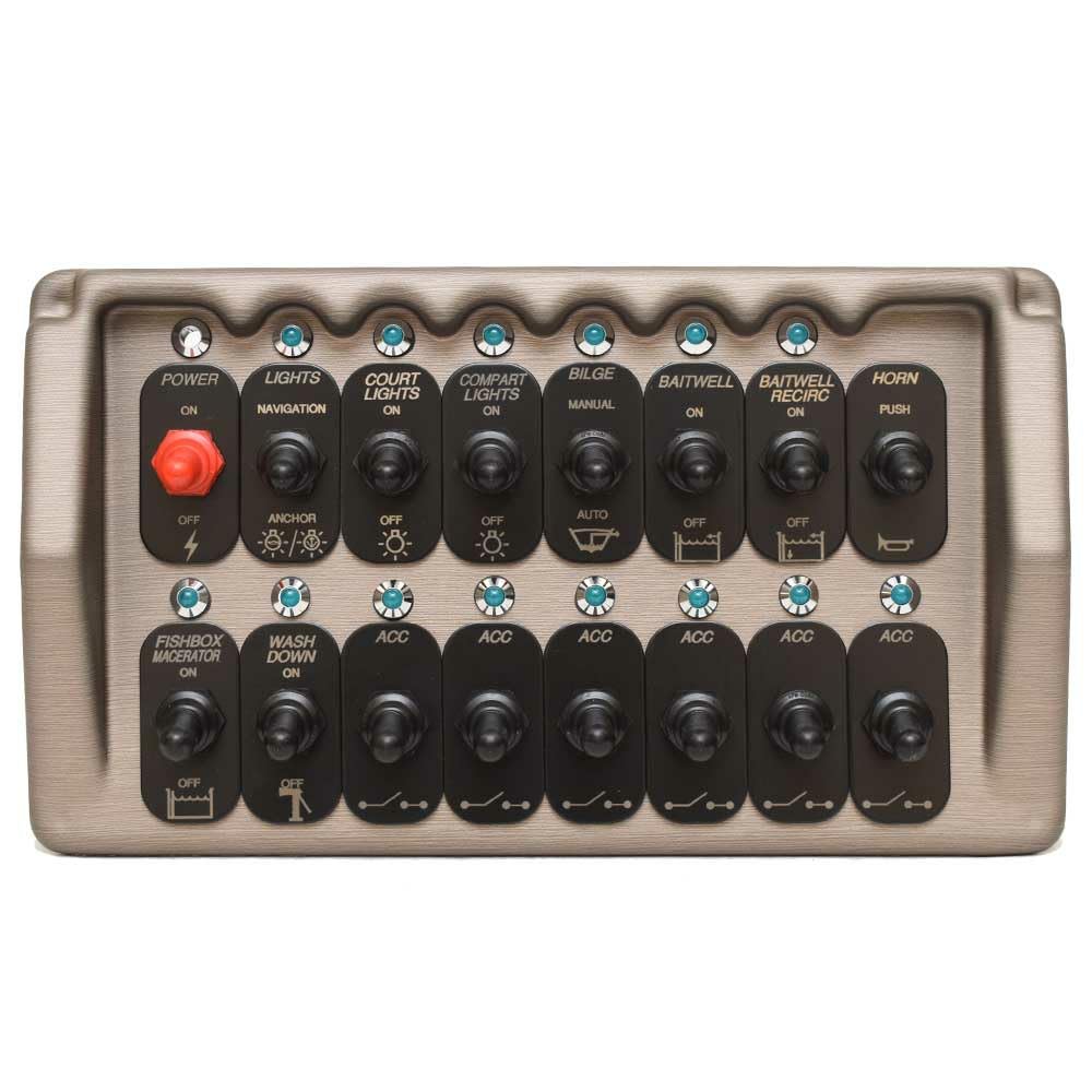 Boat Switch Panel 206026 | 260 LTS Pro Bronze Plastic