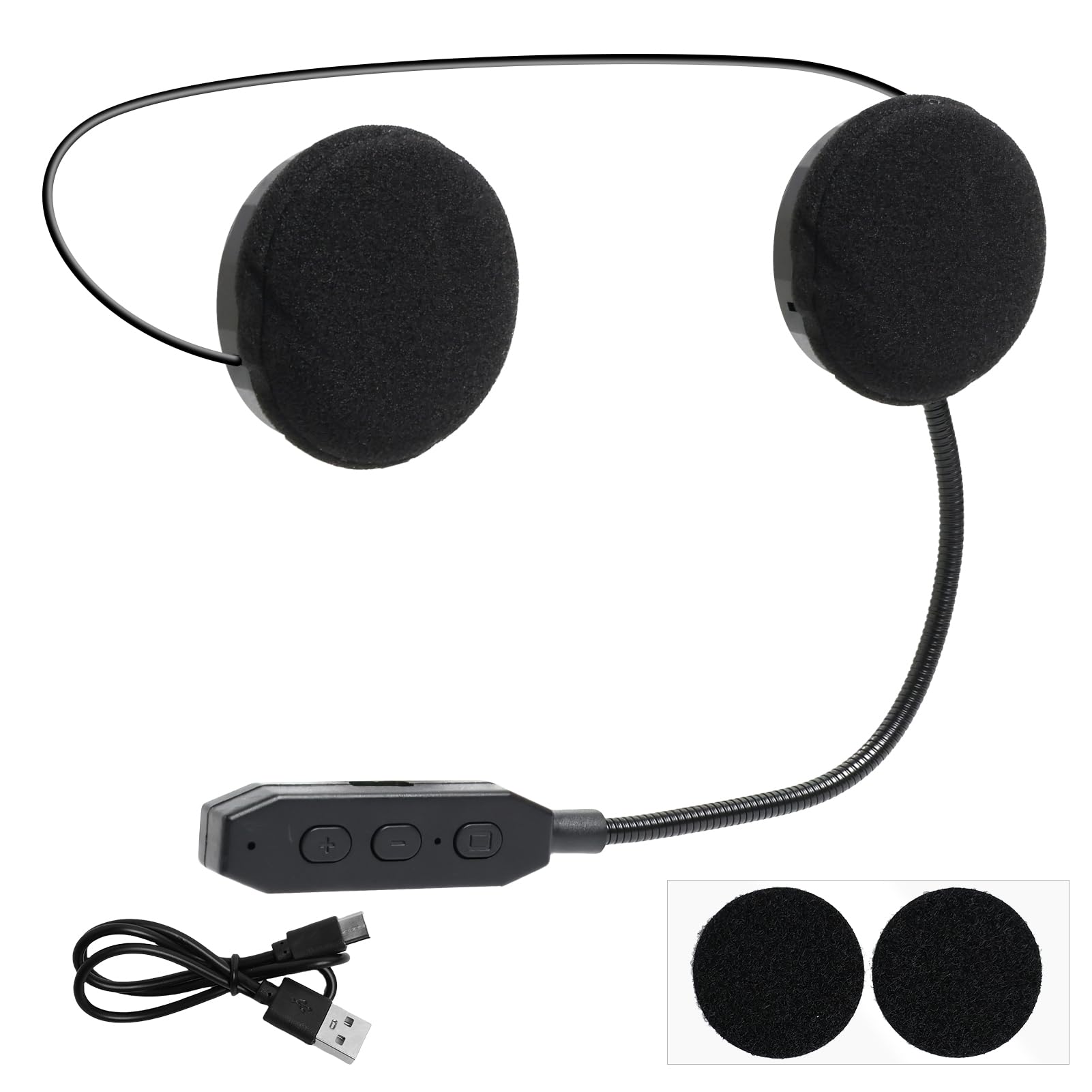 Bluetooth Casque Moto Bluetooth BT5.3,Mains Libres sans Fil | Équitation Écouteurs,Microphone de Contrôle D'appel pour Casque,Parleur de Musique,ÉcouteurMicrophone pourMoto Sport Cyclism