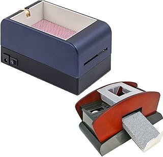 Um 360 Grad drehbarer Lizenzierungsautomat, automatischer Kartenhändler für 2–8 Personen mit Kartenmischer, intelligentes Pokerkarten-Dealing-Tool, einfach zu bedienen, geeignet für Heim-Casino-Spiele