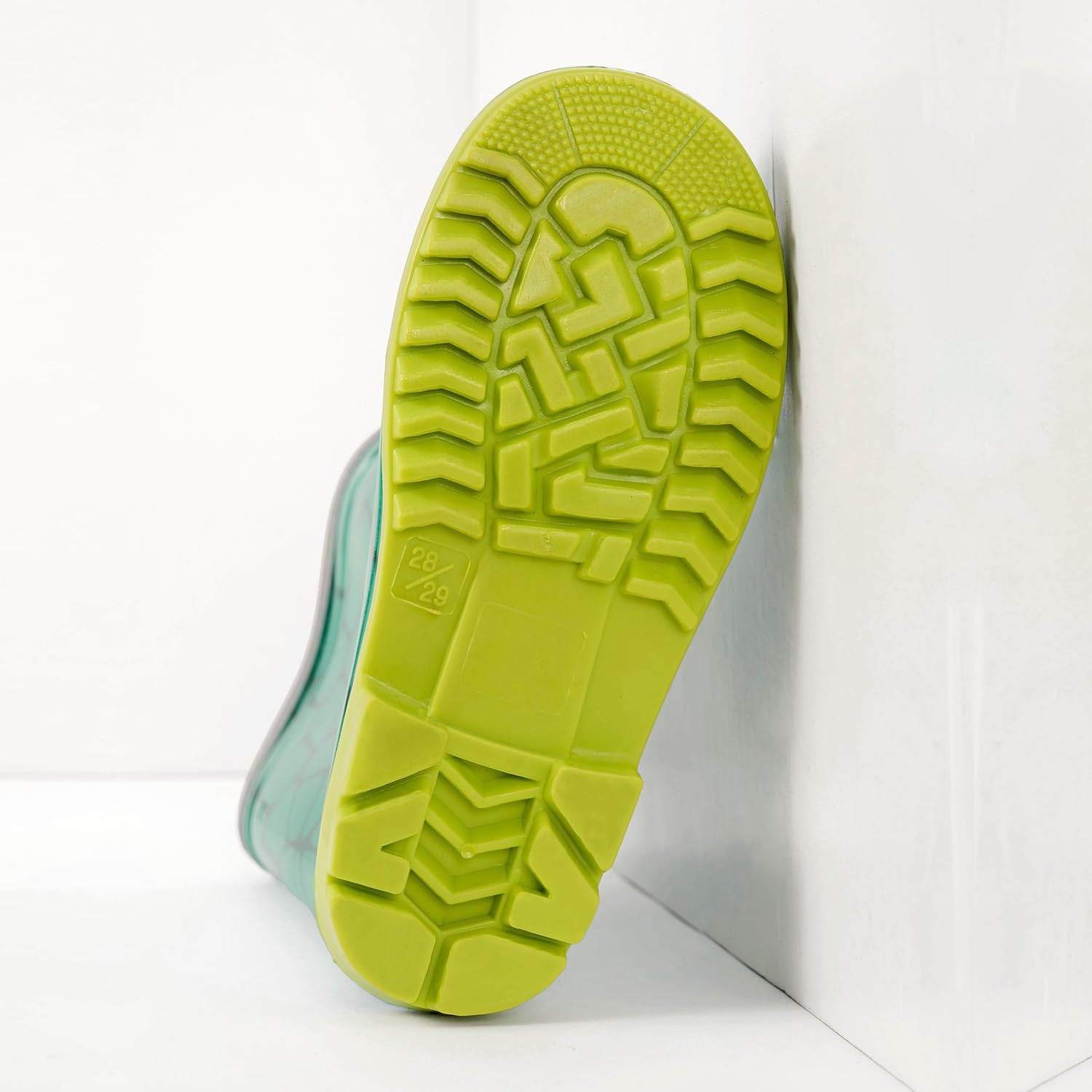 PERLETTI Bottes Pluie Enfant Dinosaures - Bottines Réfléchissantes Imperméables Garçon