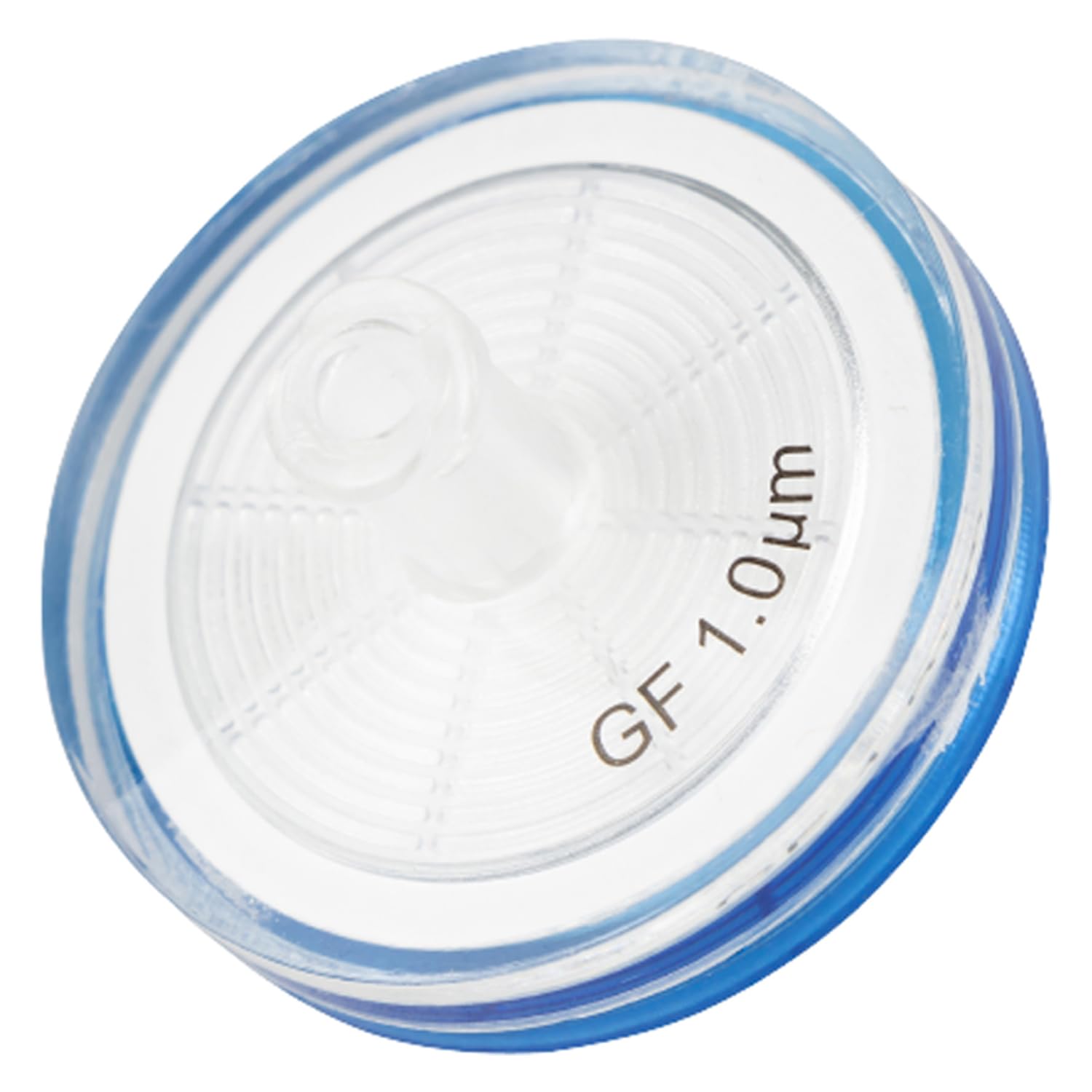 Polypropylen Spritzenvorsatzfilter mit Glasfaser Membran, Unsteril, 1µm Porengröße, 30mm Durchmesser, 100 Stück