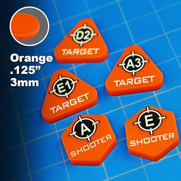 LITKO Multi-Target Token Set Compatible with Battletech | Compatible with Battletech | Alpha Strike | Battleforce | 20 Pack