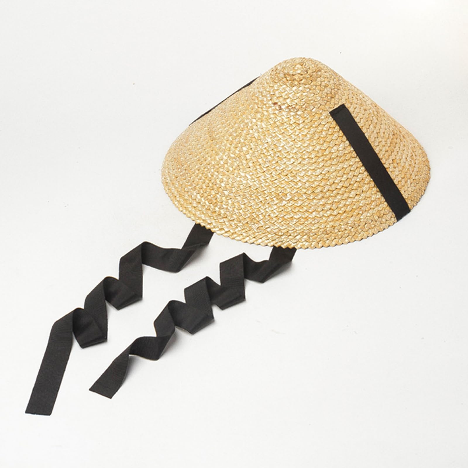 Per donne e adolescenti, unisex, per esterni, a tesa larga, primaverile e anti-UV, cappello di paglia da donna, cappello di protezione solare da donna, decorazione per adolescenti, largo