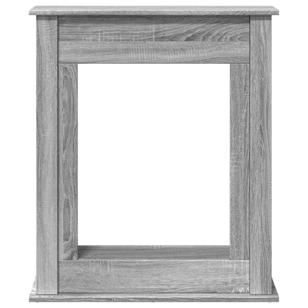 vidaXL Cornice per Camino Grigio Sonoma 75x20x87,5 cm in Truciolato, cornice per caminetto, struttura per camino, decorazione camino