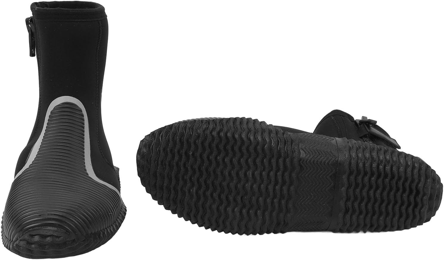Diving Boots 5mm Thickened Neoprene, Warm Water Booties with Non Slip Sole for Snorkeling Swimming Surfing - Enhanced Safety, Durable Material, Ideal for Outdoor Water Sports