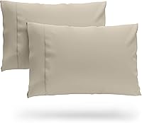 Vista 10 de Cosy House Collection Fundas de almohada de lujo de rayón derivado de bambú ultra suaves con mezcla de enfriamiento y transpirable - Juego de 2
