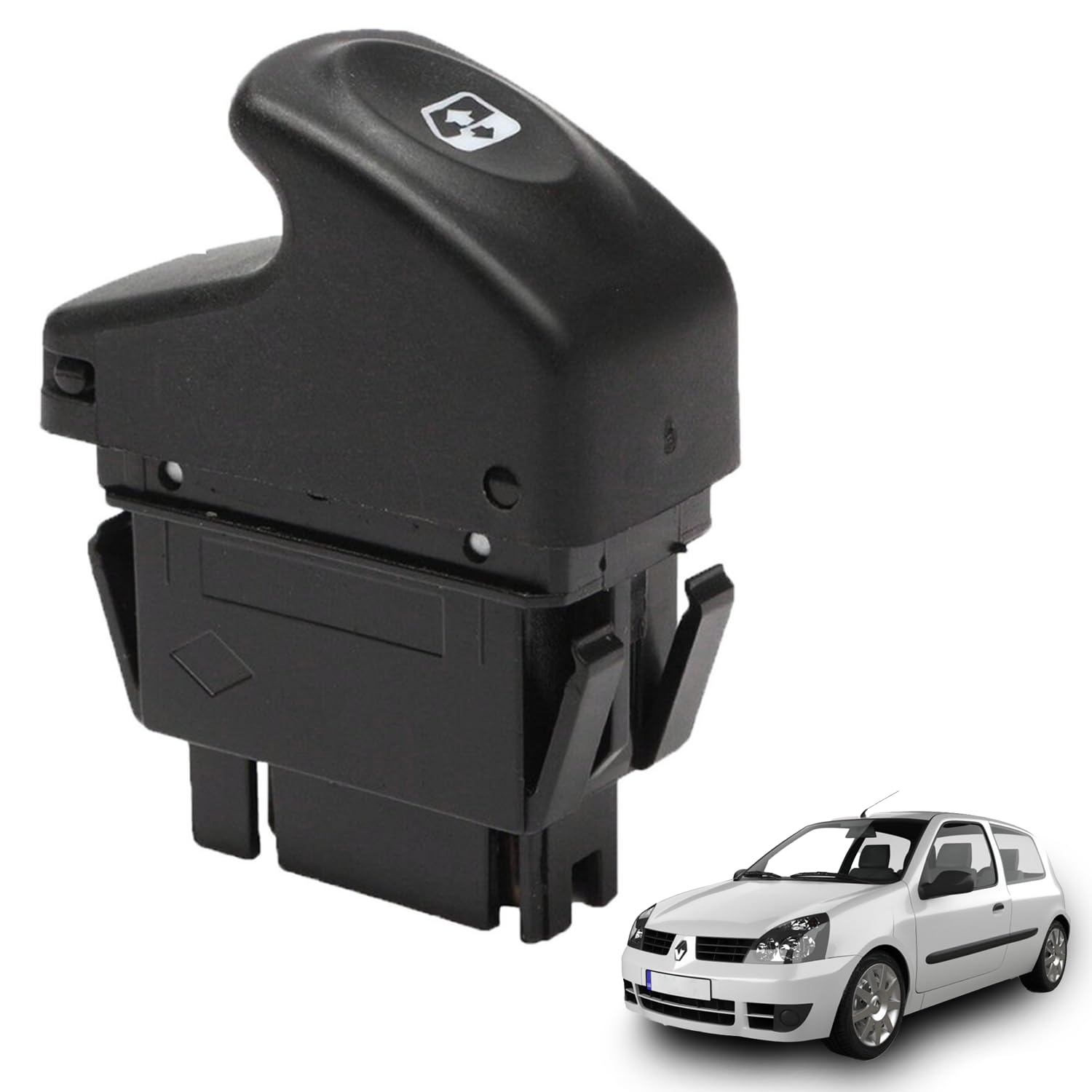 Bouton Lève-vitre Alfa Romeo MiTo 2008-2022 - Compatible Code 156080933 - Sans Fermeture Auto Miroirs