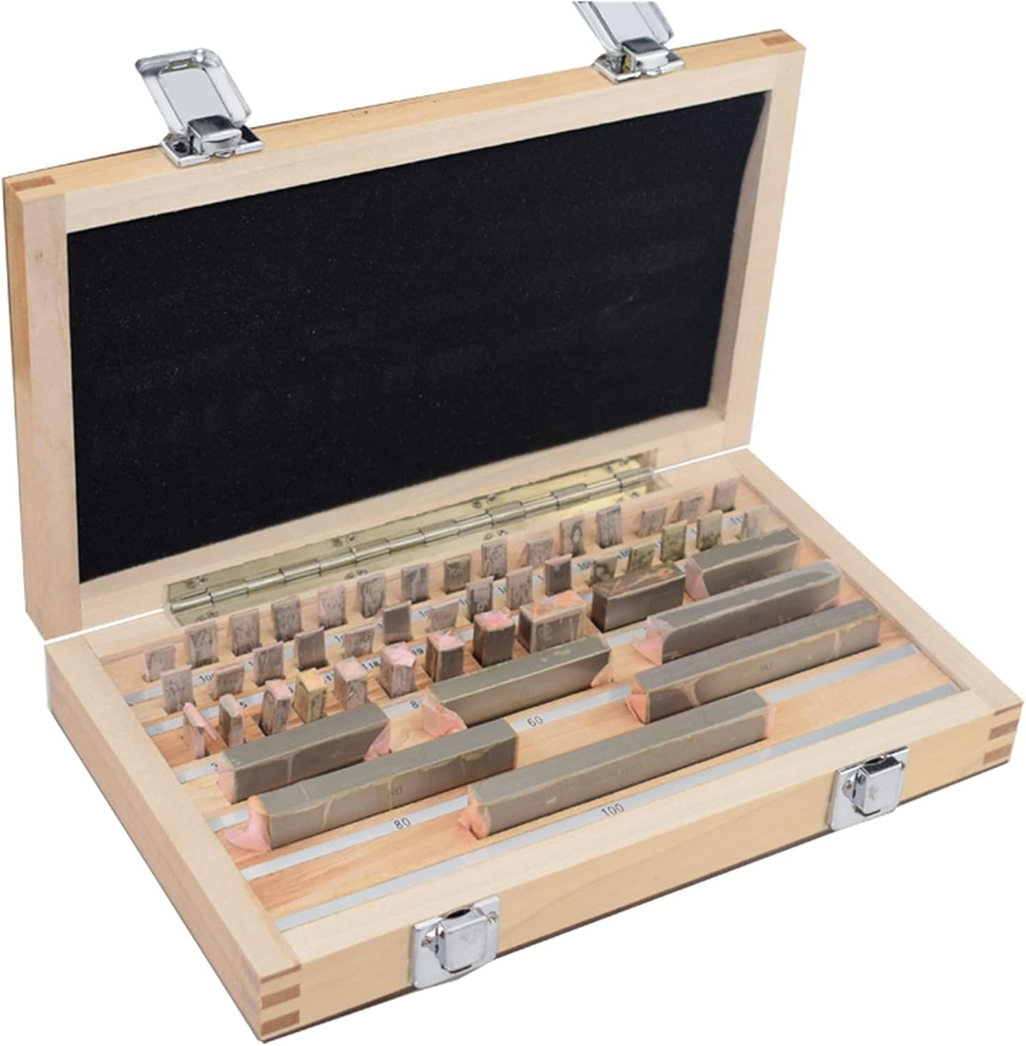 Gauge Block Set, 125-500mm 8pcs/set, 1 Grade Metric system rectangular gage blocks set block gauge