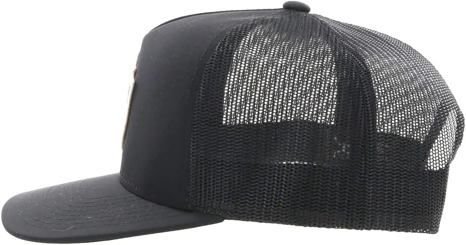 HOOEY Lone Star Beer Patch Trucker Hat for Men, Adjustable Snapback Mesh Baseball Cap, 5-Panel Western Work Hat - Image 3