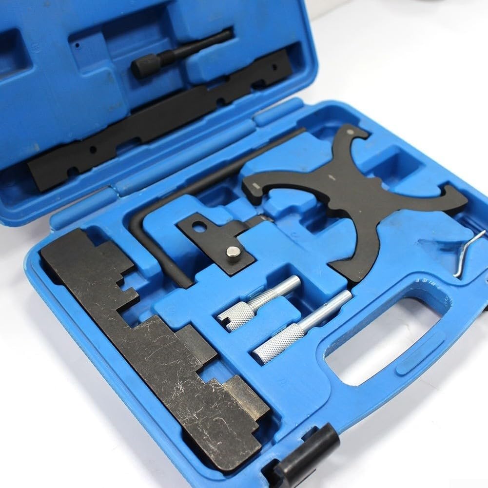 Kit di strumenti per la messa in fase del motore per Ford Focus Fiesta per mondeo Escape 1.5T 1.6 1.6T, 9 pezzi in acciaio al carbonio albero a camme allineamento albero motore set di