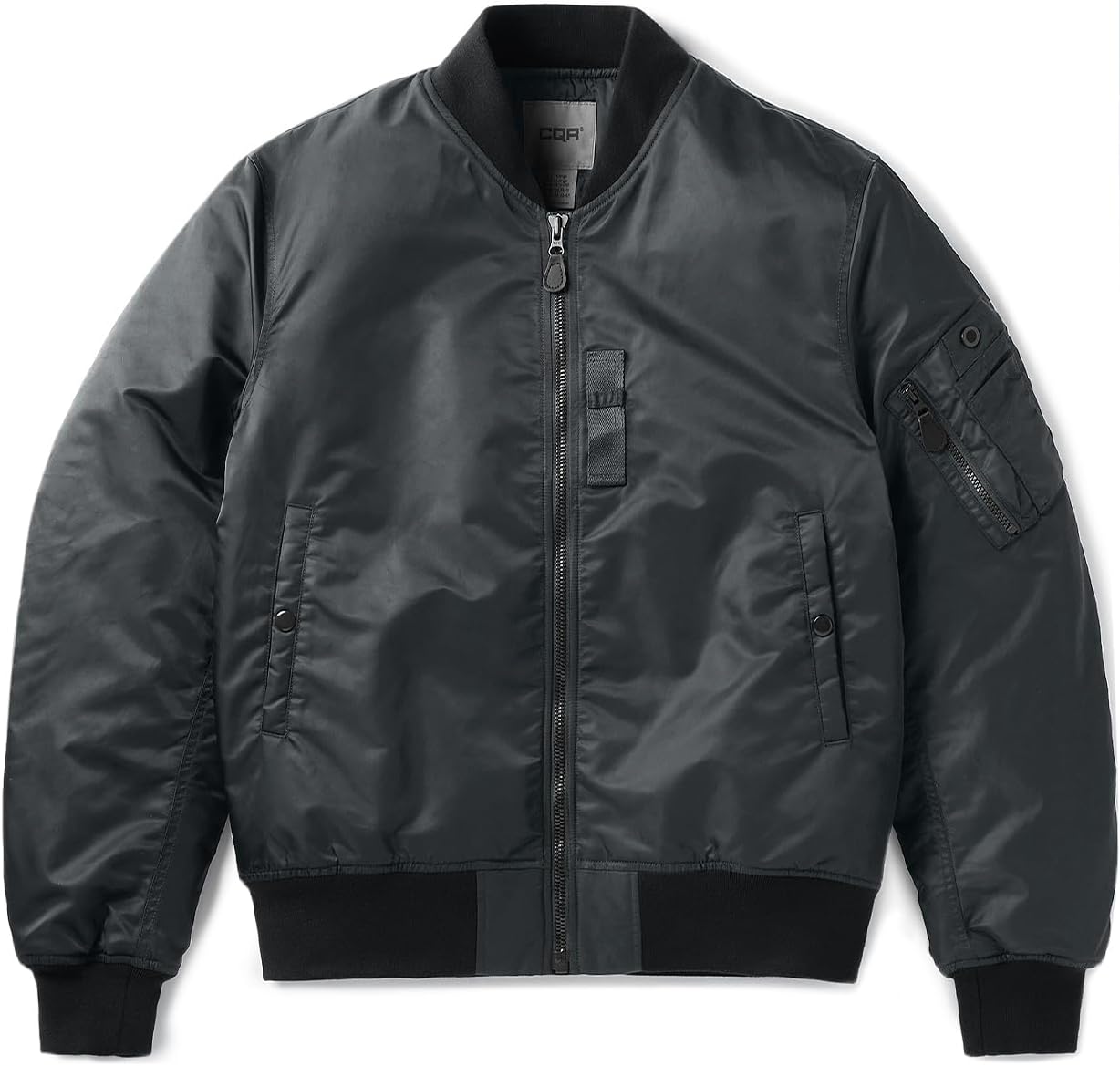 CQR Men's Casual Bomber Jacket, Outdoor Fall/Winter Zip-Up Windbreaker, Water Resistant Padded MA-1 Flight Jacket with Pocket - Image 9