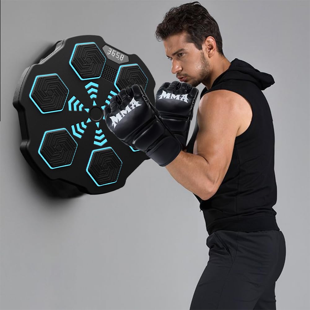 Music Boxing Machine, Musica elettronica Boxing Machine, Musica elettronica da parete Attrezzatura per l'allenamento, Divertimento elettronico intelligente Bluetooth montato a parete Boxing Tr