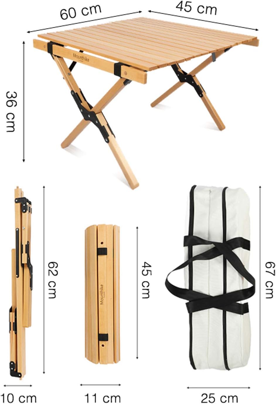 FACAI Folding Table,Outdoor Indoor Kitchen Garden Party Compact Small BBQ Picnic Table for Indoor Outdoor Home Party and Camping,A