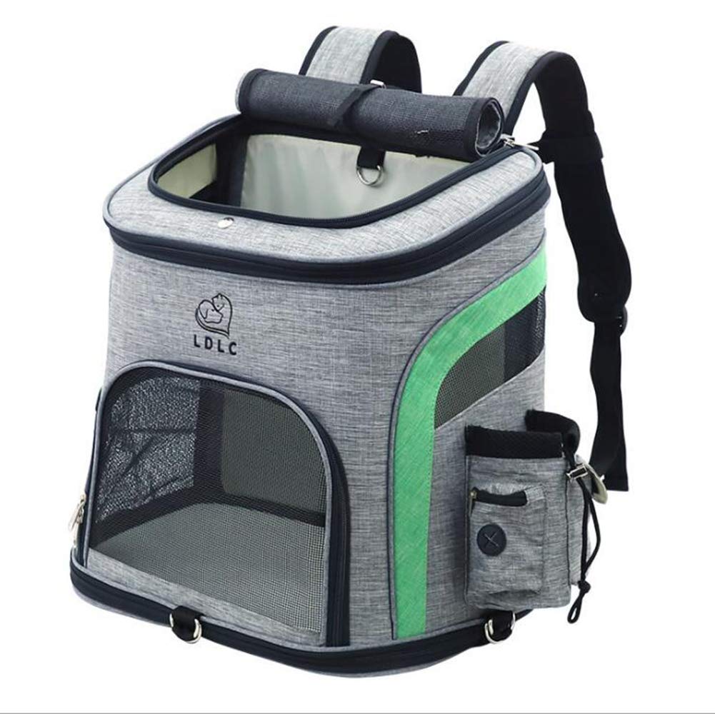 PETEMOO Dog Carrier Backpack, Pet Carrier Bag with Mesh for Small Dogs Cats Puppies, Comfort Cat Backpack Bag for Hiking Travel Camping Outdoor