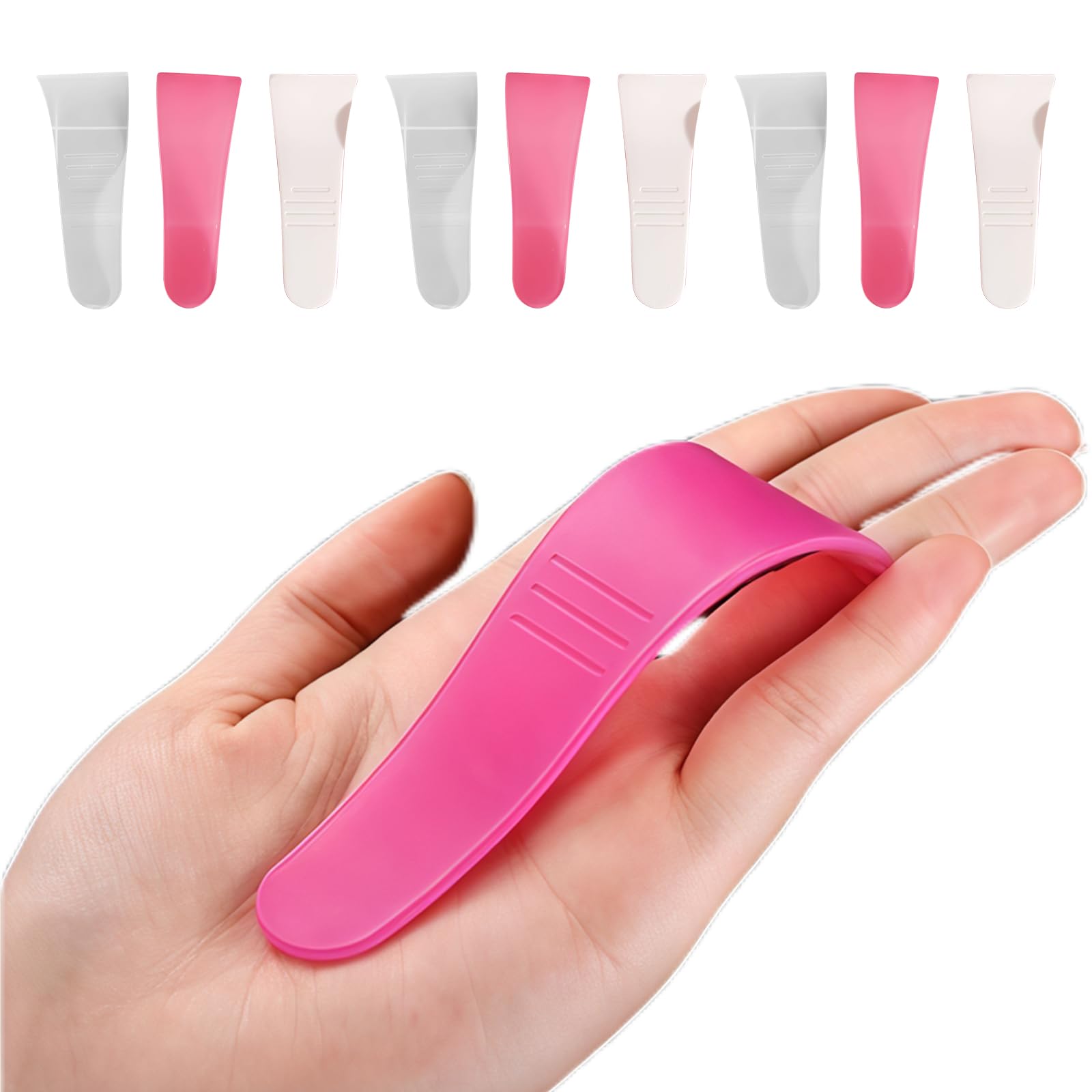 Maxtonser Multi Purpose Skincares Applicator With Curveds Edgeds Professional Waxing Tool Smooth Surfaces Easy to Clean PP Materia