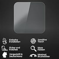 Vista 3 de Bruni Protector de pantalla puede usarse con ISDT Q8 Max Protector Film, cristal transparente (2X)