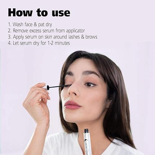 Miniatura 6 de Fortalecedor profesional de pestañas y cejas dale a tus propias pestañas un aspecto más largo, más completo y grueso, 0.18 onzas