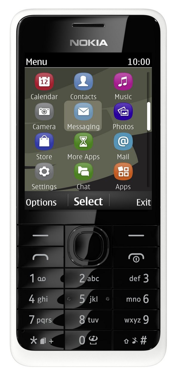 Nokia A00011755 - Asha 301.1 Sim Free - White