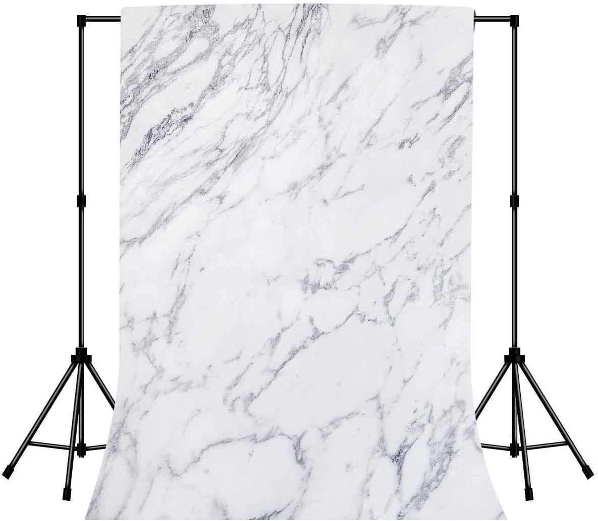 LYLYCTY 3x5ft Grey White Marble Texture Background Stone Texture Pattern Backdrop for Wedding Party Decor Family Portrait Photography Backgrounds Photo Booth Studio Props MBLY31