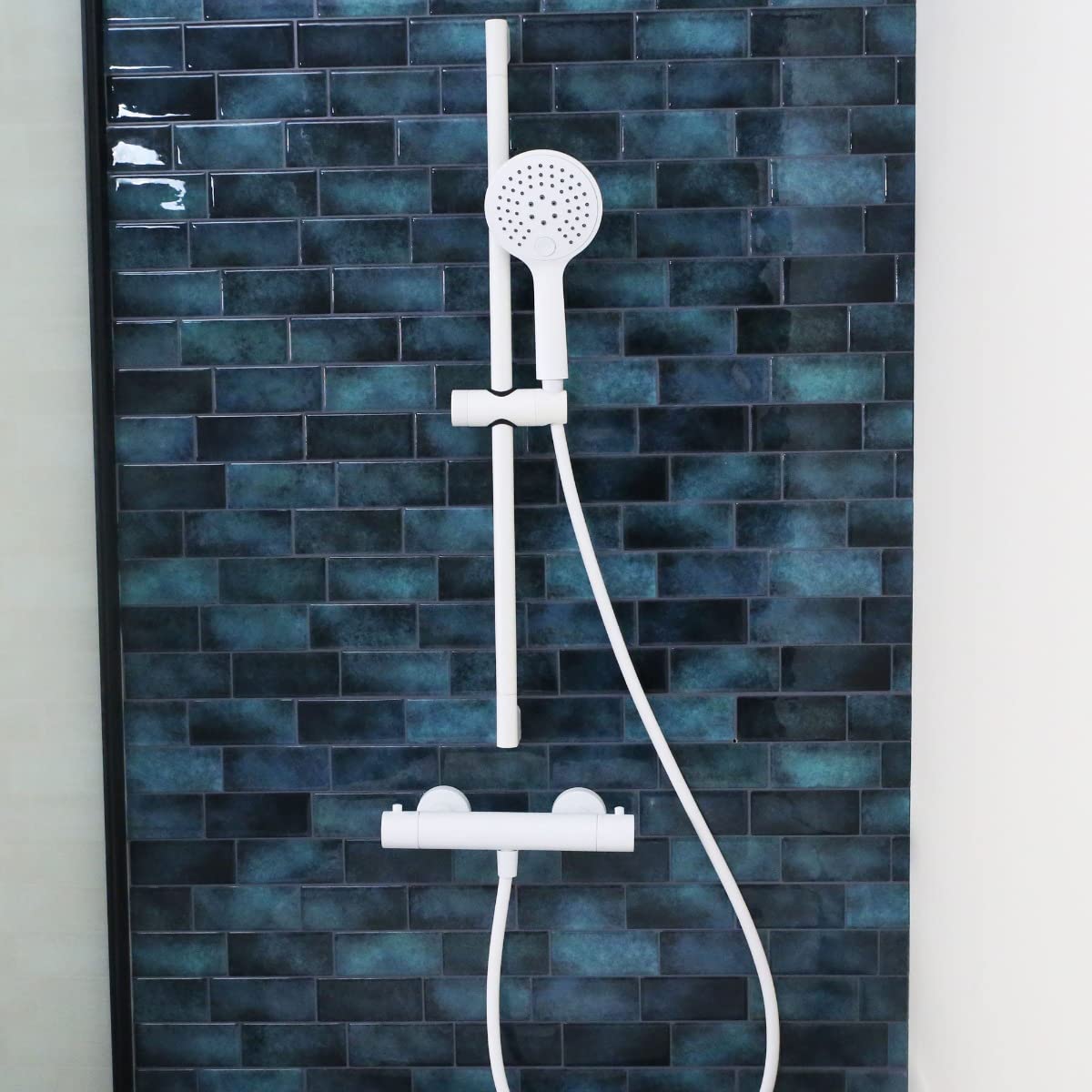 Essebagno 9024259 Luisa - Mezclador de ducha termostático blanco