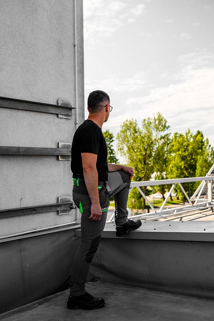NEO TOOLS Arbeitshosen Cargohose Herren Baumwolle Outdoorhose Männer | Arbeitshosen Multifunktion Lange Bundhose, Für die Arbeit Herren-Arbeitshose lang, XS-3XL