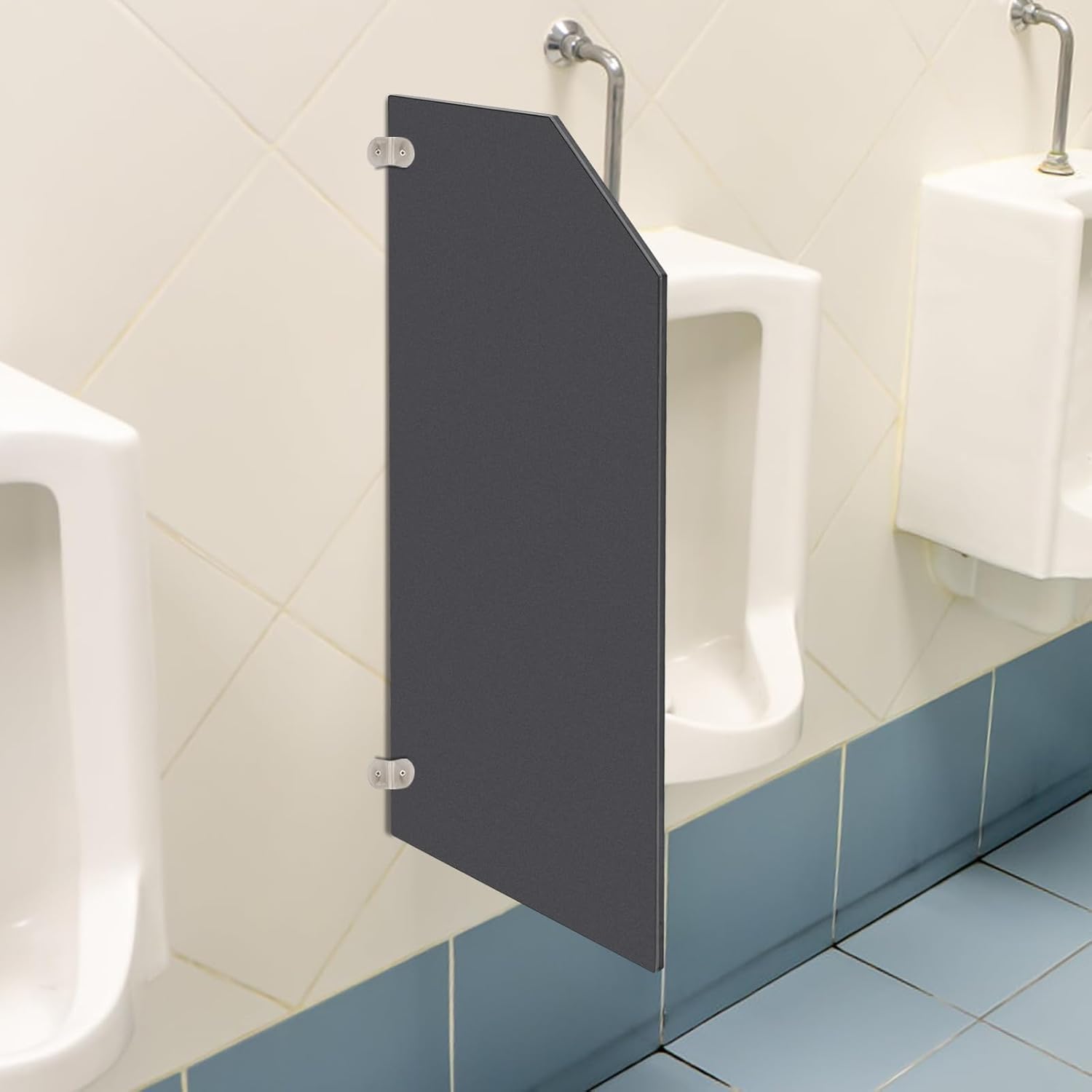 Mampara Impermeable para urinario de baño Masculino - Separador de Inodoro de Montaje en Pared con Kit de instalación, Barrera Duradera para Mayor privacidad, 1 Unidad