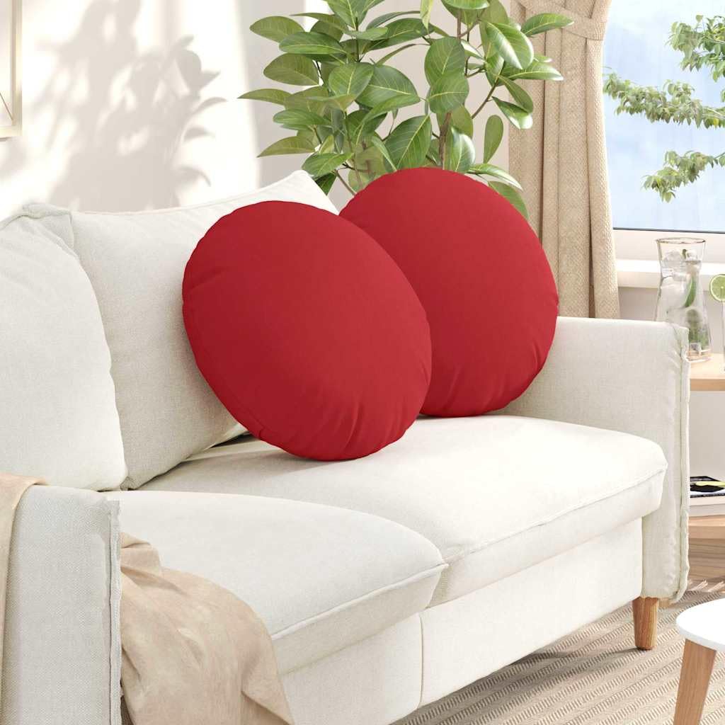 SYDE Cuscini per sedia, 2 pezzi, rosso, 50 x 19 cm
