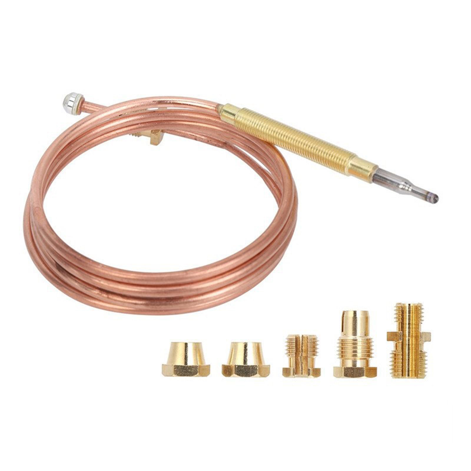 Mekalero Thermocouple Thread Probe 600/900 / 1200 / 1500Mm For Applianceheating Bbq Heating Equipment Accessories Appliance Thermocouple