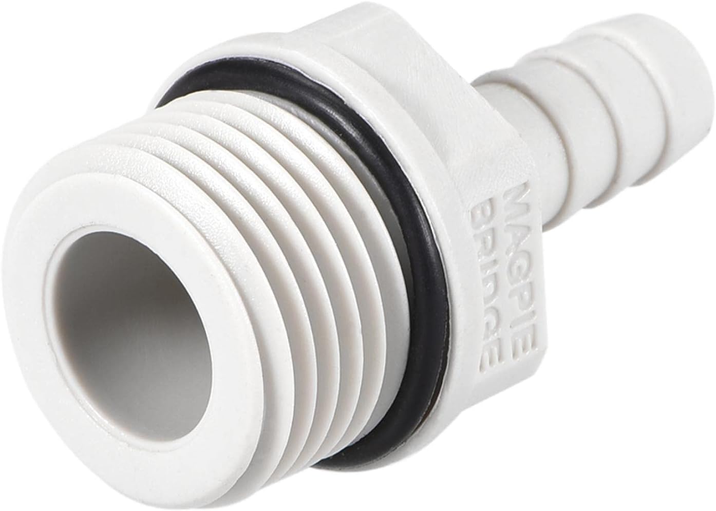 uxcell PVC Barb Hose Fitting Connector Adapter 8mm or 5/16" Barbed x G1/2 Male Pipe 10pcs
