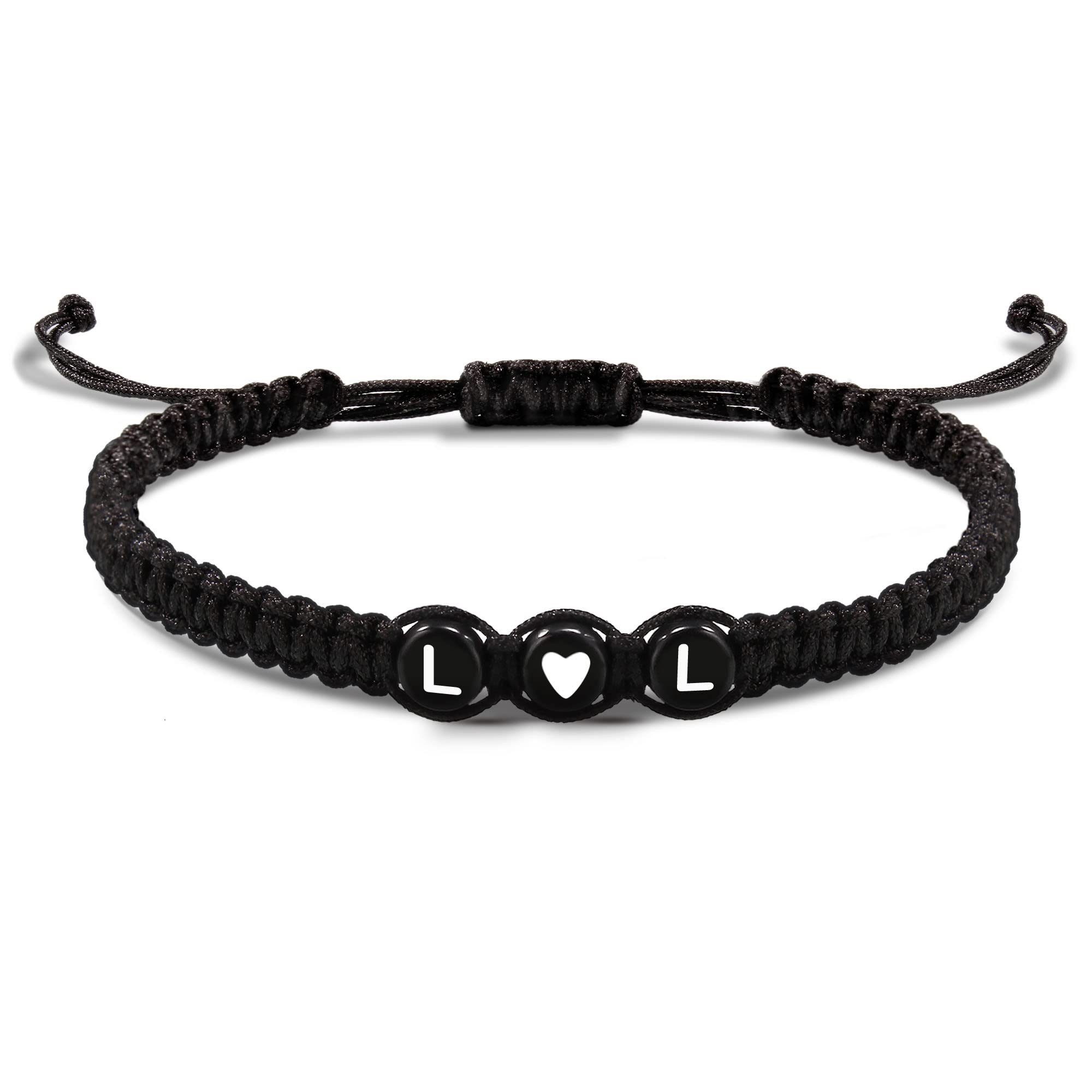 Initial Bracelets for Women, Easter Basket Stuffers Mothers Day Gifts Men's Bracelets Gifts for Girlfriend Boyfriend Letter Bracelets I Love You Gift for Her Him Best Friend Birthday Gift Christmas Jewelry