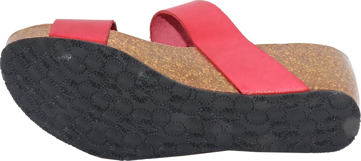 Eric Michael Liat Women's Sandal (RED, EU 41/ US 10) - Image 6