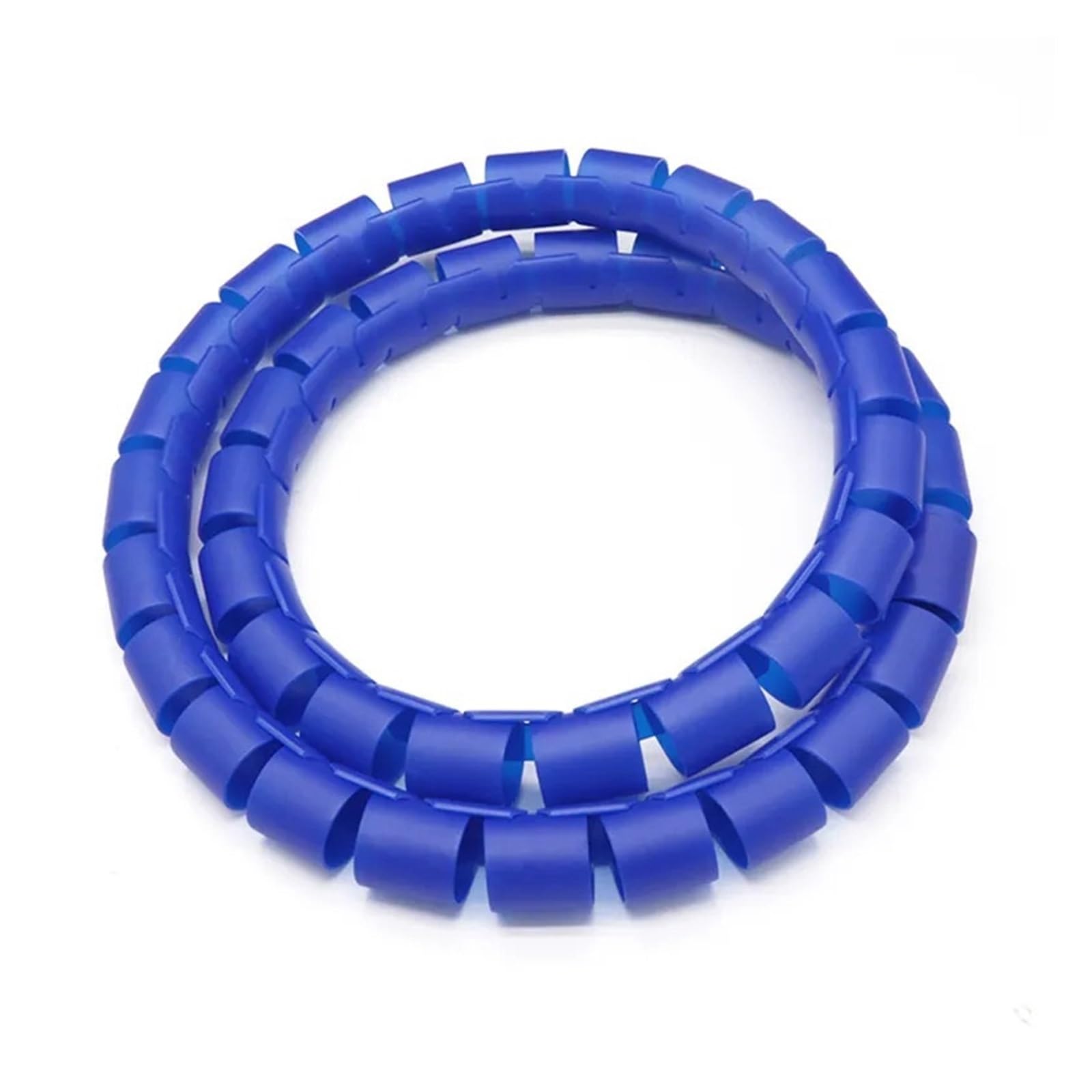 Tubo Espiral para ordenar Cables, Funda Flexible for gestión de Cables en Espiral, Protector, Organizador Polietileno 25 mm y 51(Blue,ID 25mm 3 Meter)