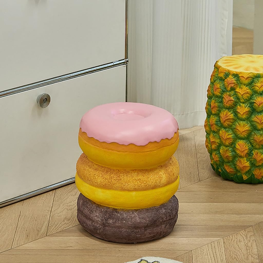 Poggiapiedi In Plastica Rotondo - Per Soggiorno O Camera, Sgabello Per Cambio Scarpe, Verde - Foto 11