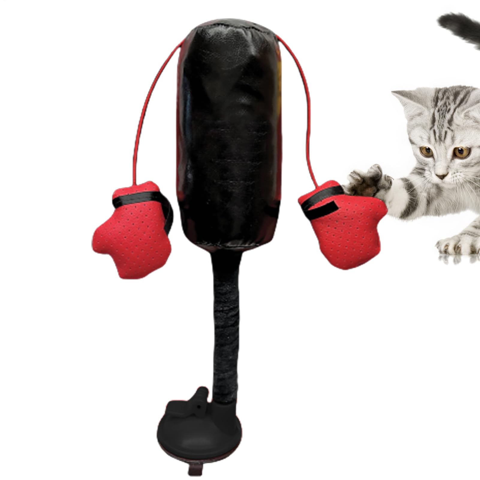 Sac de Frappe pour Chat, 14 x 29 cm Ca-TS Boxing Ba-GS Toy, Ca-t Punch Ba-g, C-at Jouet d'exercice, créatifs pour Chaton, sûrs, Jouet d'exercice interactif pour Animaux de