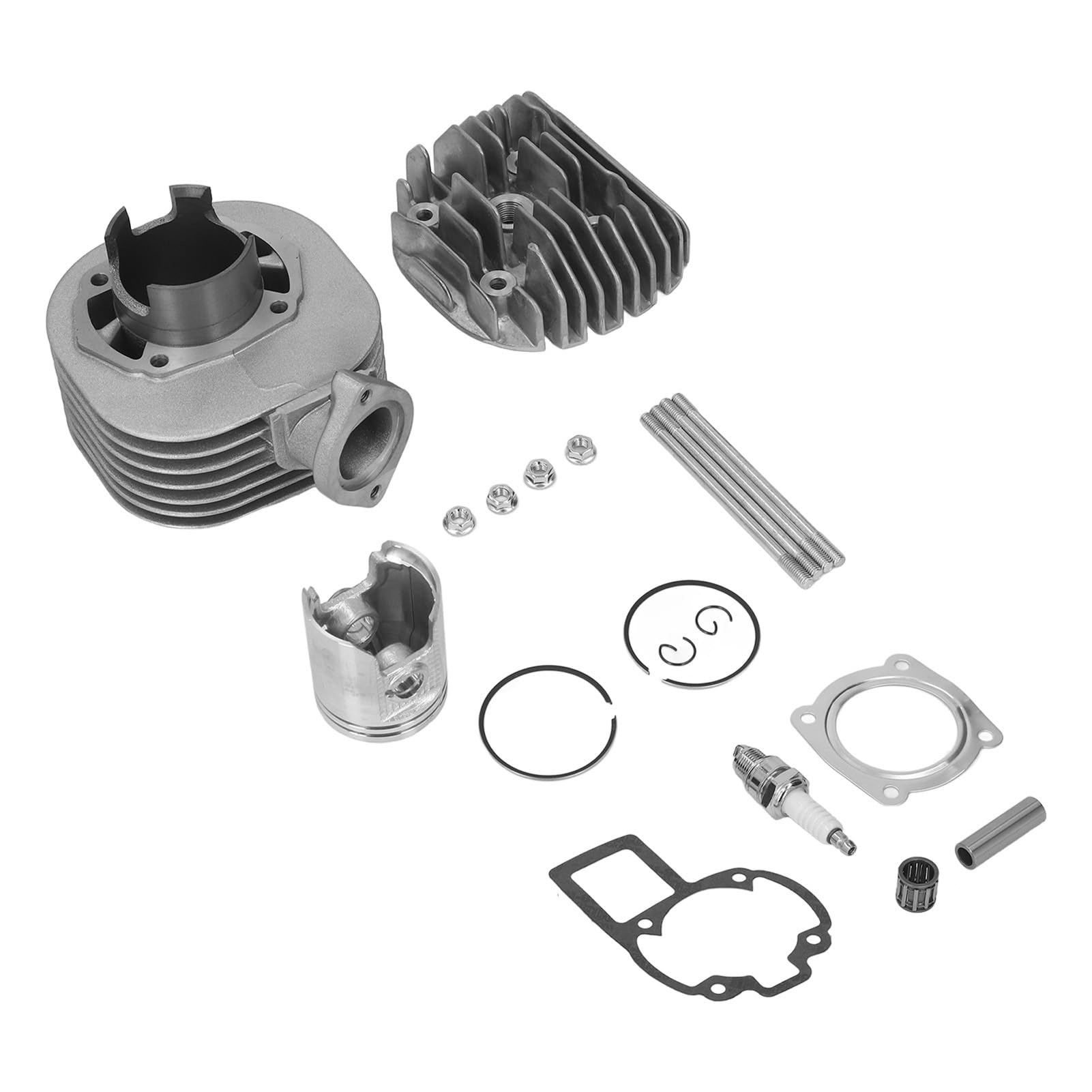 Kit Guarnizione Testa Pistone Cilindro da 50 Mm, estremità Superiore, Lega di Alluminio, Ricambio per Quadsport LT 80 Dal 1987 Al 2006