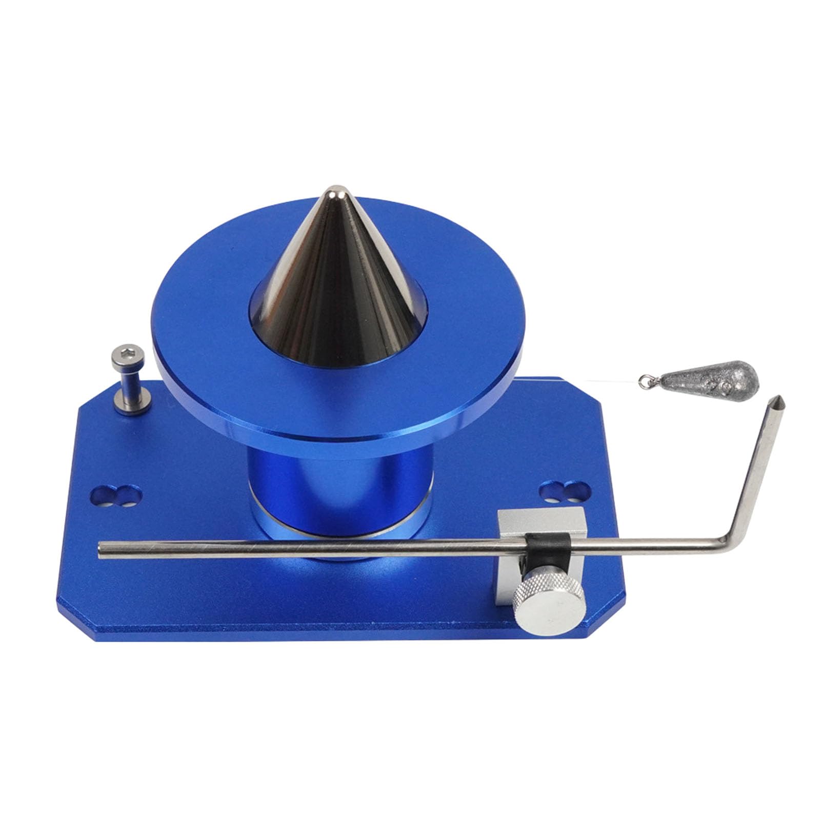 LiebeWH Balanceador de Cuchillas para Cortacésped, Herramienta Duradera de Montaje en Pared para Corte Eficiente, Acero de Aleación para Jardineros y Paisajistas (Blue)