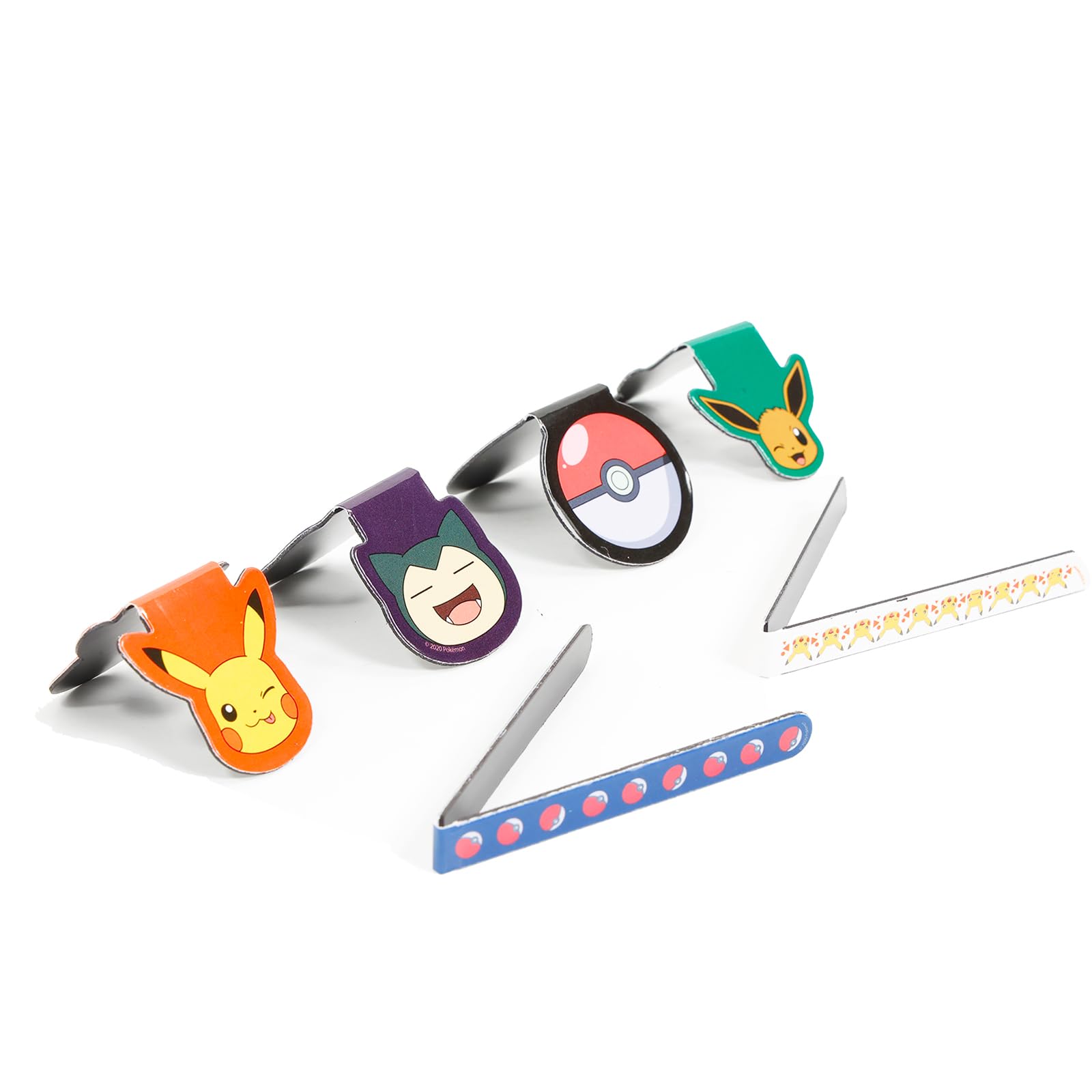 Amazon.com : Pokemon Page Clips Set - Bundle of Pickachu School Supplies  with 6 Magnetic Bookmarks Plus Pokemon Cards