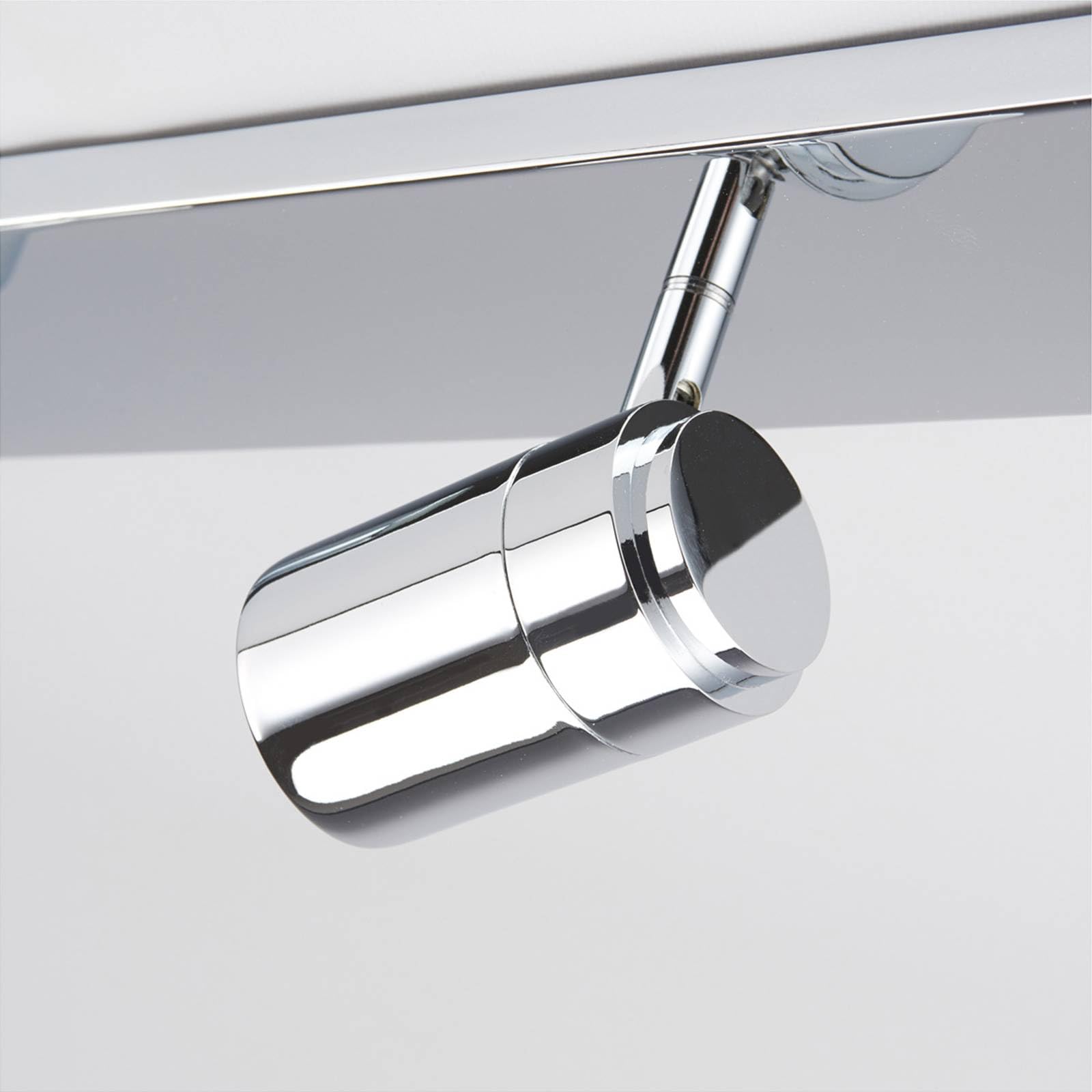 Lámpara de techo 'Dejan' (Moderno) en Plateado hecho de Metal e.o. para Cuarto de baño (4 llamas, GU10) de Lindby | lámpara de techo para baño, lámpara de techo, lámpara