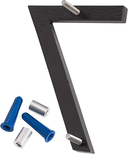 Miniatura 144 de Montague Metal Products MHN-10-3-F-BK1 Número flotante de casa, 10 pulgadas x 7.75 pulgadas x 0.375 pulgadas, negro Negro -,Dos tonos de