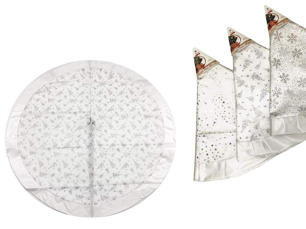 Copri Base Albero Di Natale Rigido Bianco - Moderno E Pratico, Perfetto Per Le Feste