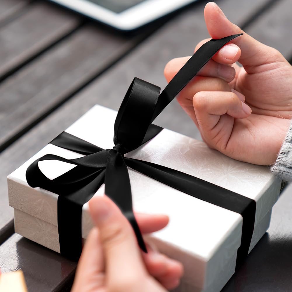 Vortify Satinband 40 Mm Breit, 45 M – Weiches Geschenkband Für Verpackung, Basteln & Deko – Mehrere Farben